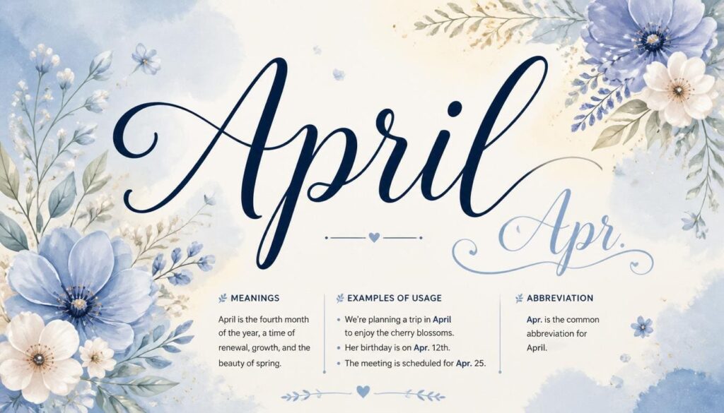April Abbreviation: Meaning, Usage, and Examples April Abbreviation