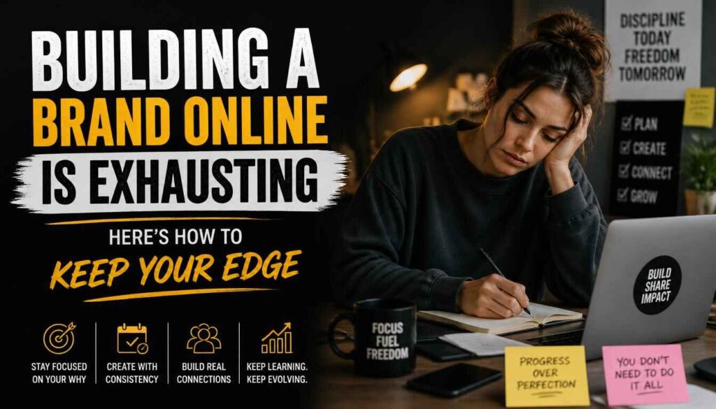 Building a Brand Online Is Exhausting – Here’s How to Keep Your Edge Building a Brand Online Is Exhausting