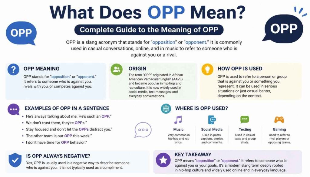 What Does OPP Mean