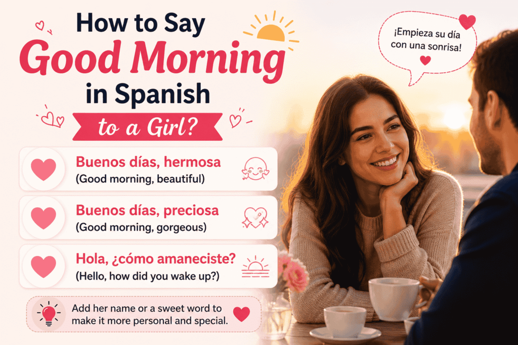 How to Say Good Morning in Spanish to a Girl