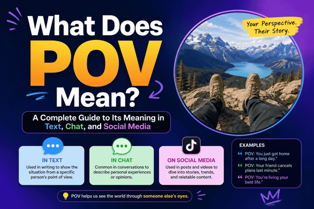 What Does POV Mean