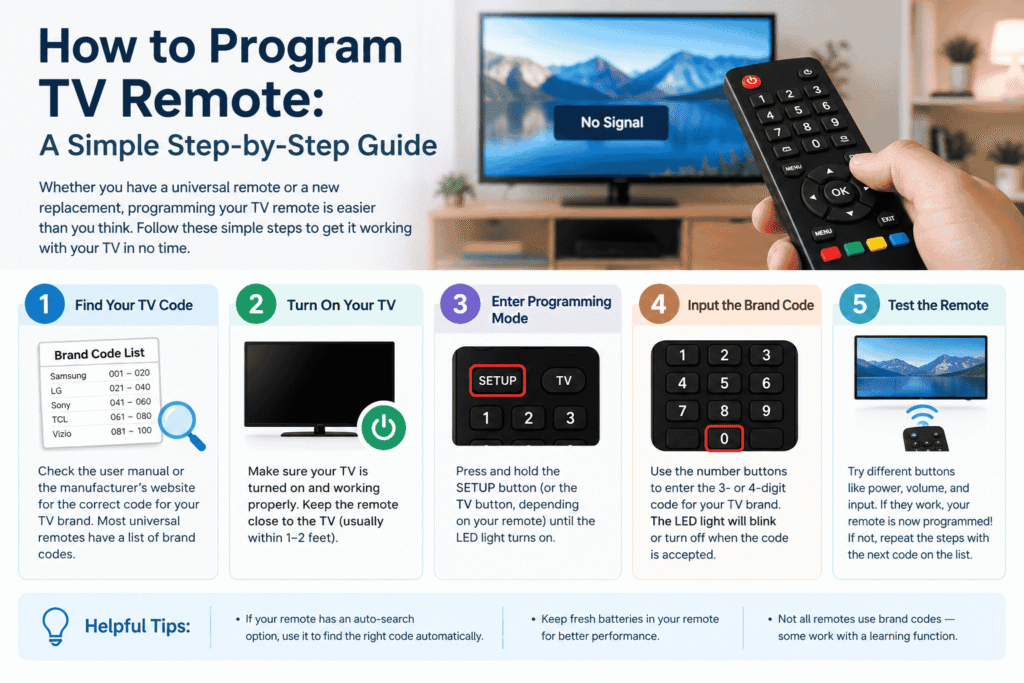 How to Program TV Remote: A Simple Step-by-Step Guide How to Program TV Remote